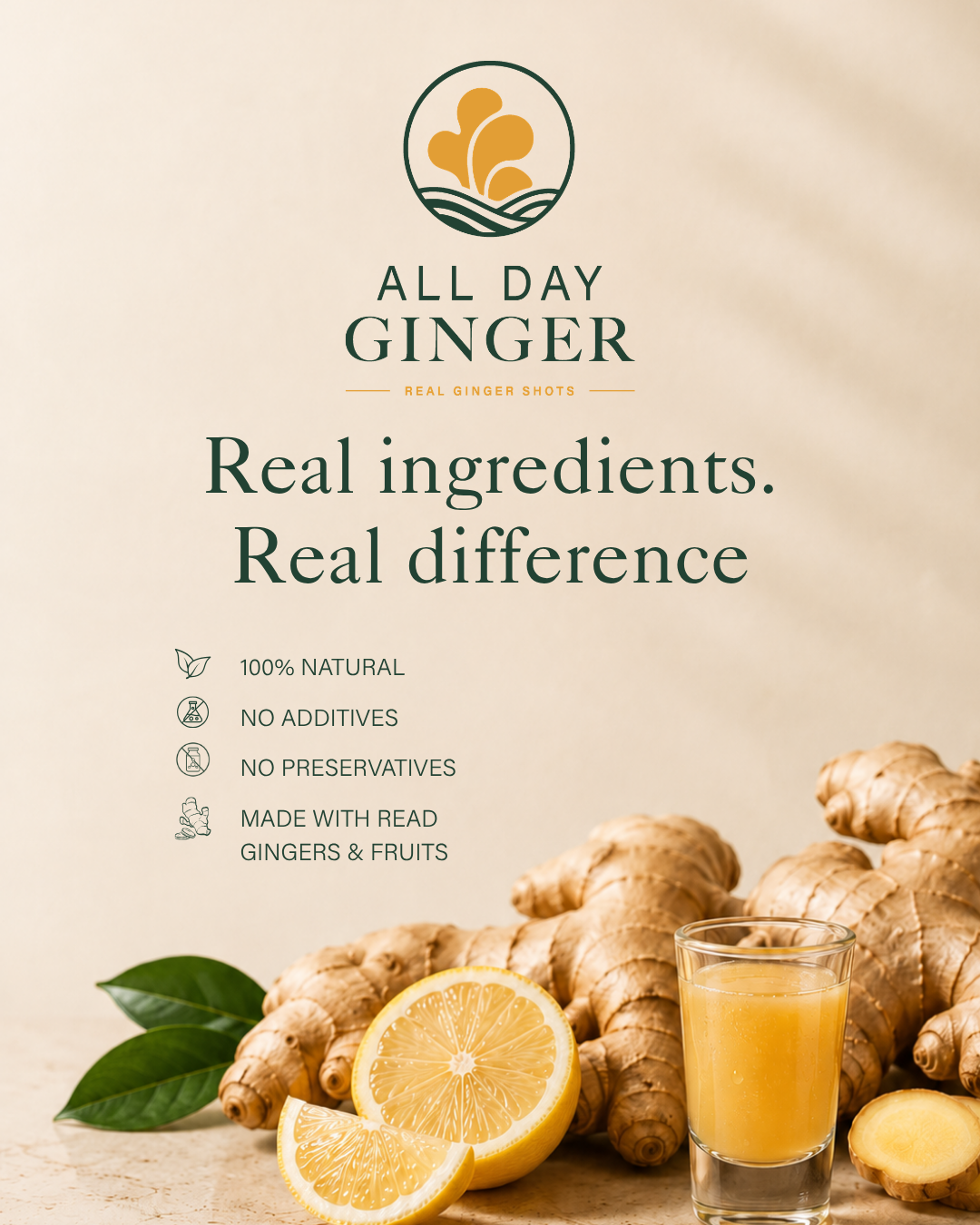 All Day Ginger — Instagram post 01